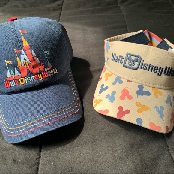 SET OF 2 WALT DISNEY WORLD HATS WITHOUT TAGS NEVER WORN - Picture 8 of 8